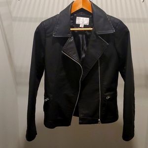 Xhilaration Black Leather Jacket